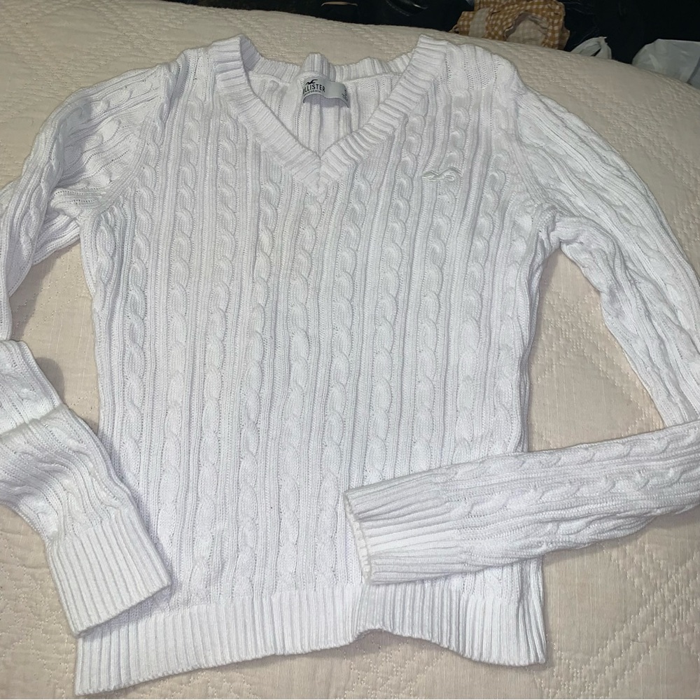 Hollister size small white top Y2K